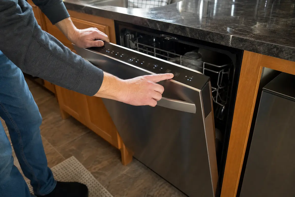 Dishwasher control panel not responding