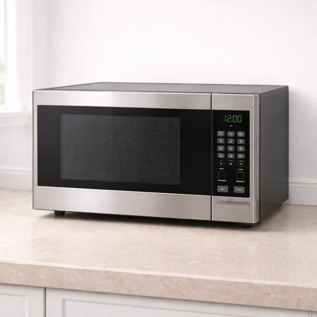 Microwave appliance tile