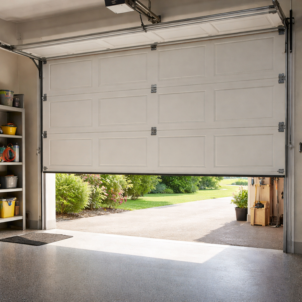 Garage door associated with not closing