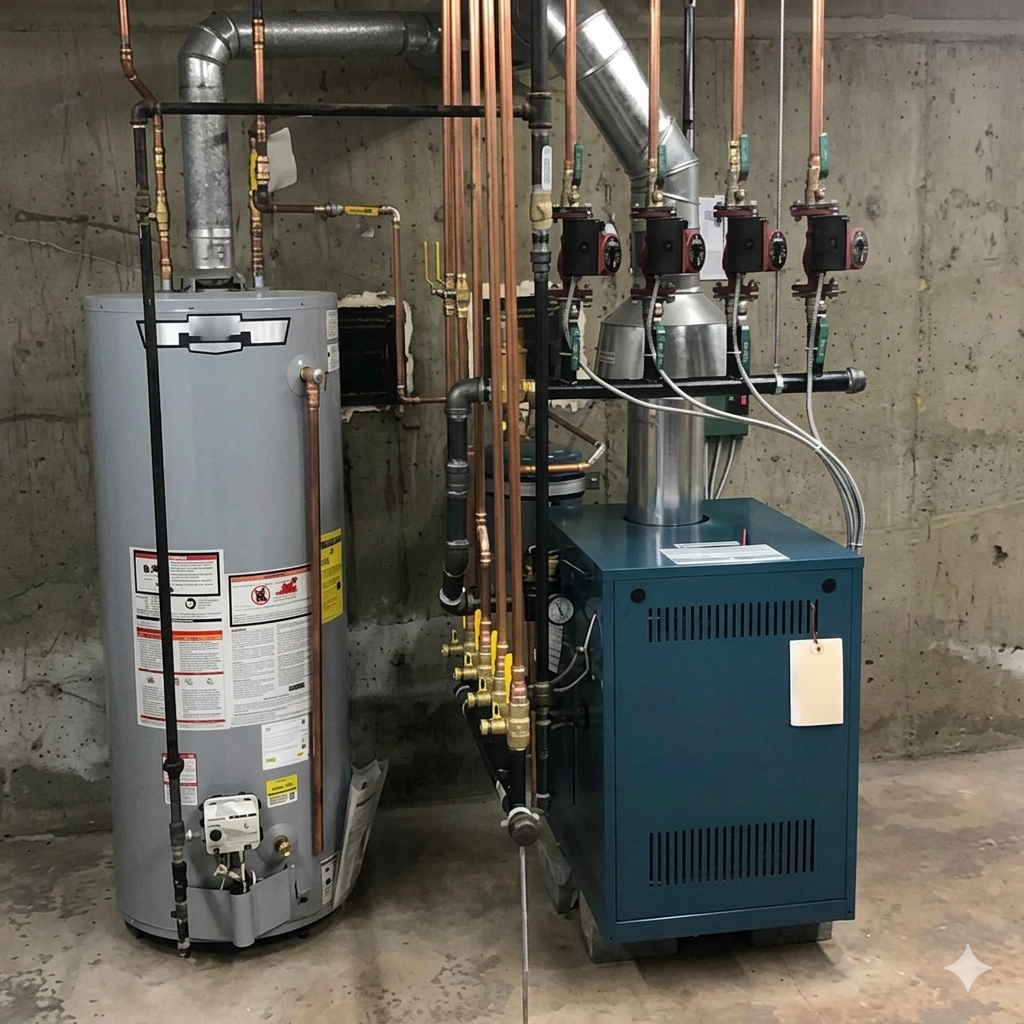 Boiler associated with not heating