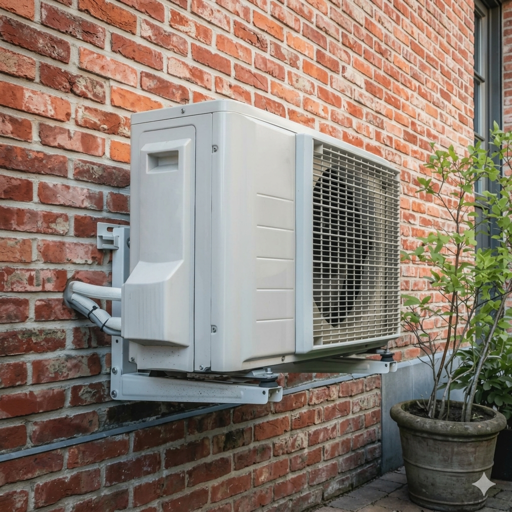 Heat pump outdoor unit associated with not defrosting