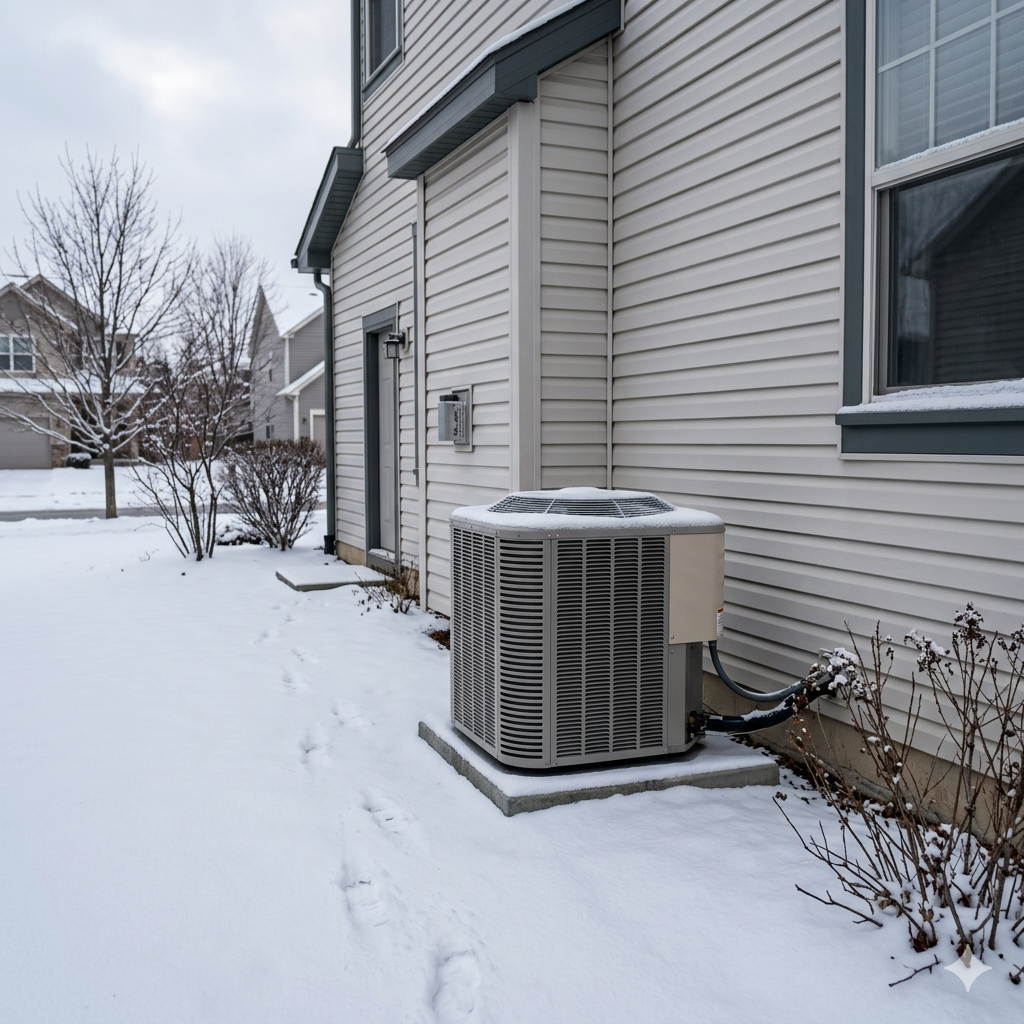 Heat pump associated with not heating