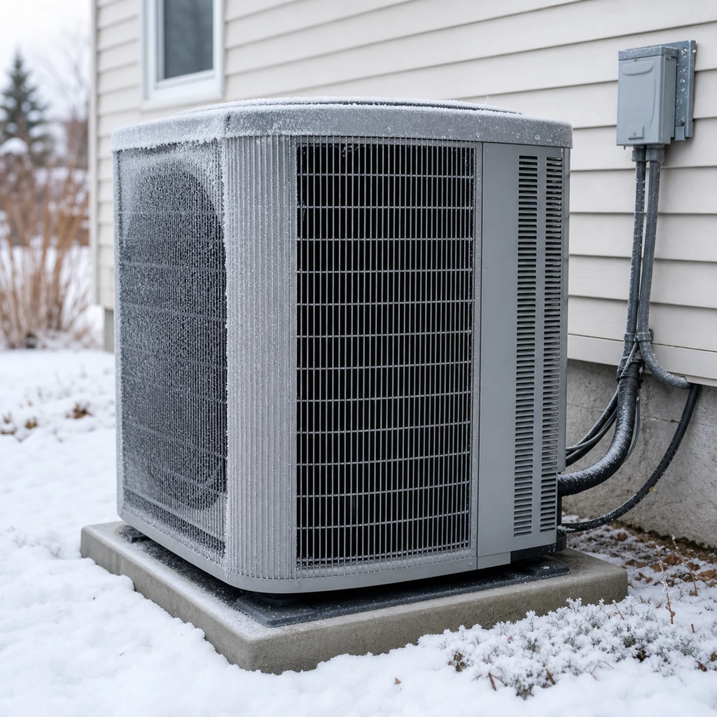 Heat pump associated with not heating