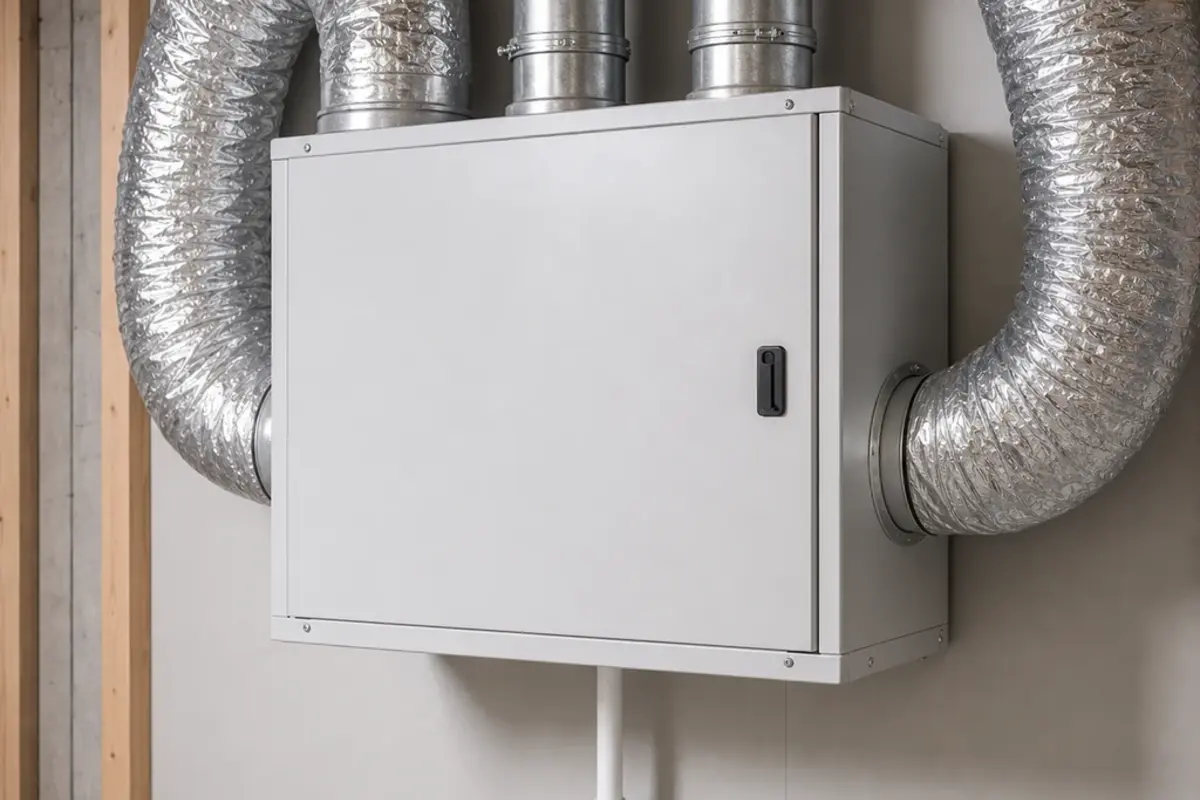 Wall control and airflow path checked while diagnosing an HRV or ERV that is not working