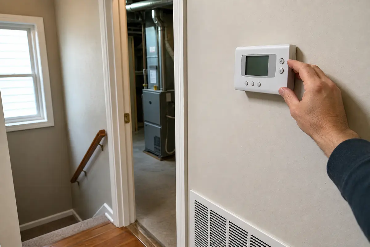Compatible low-voltage thermostat for an air conditioner that keeps running