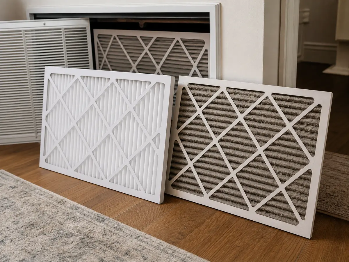 Correct-size air conditioner filter for an AC that keeps running