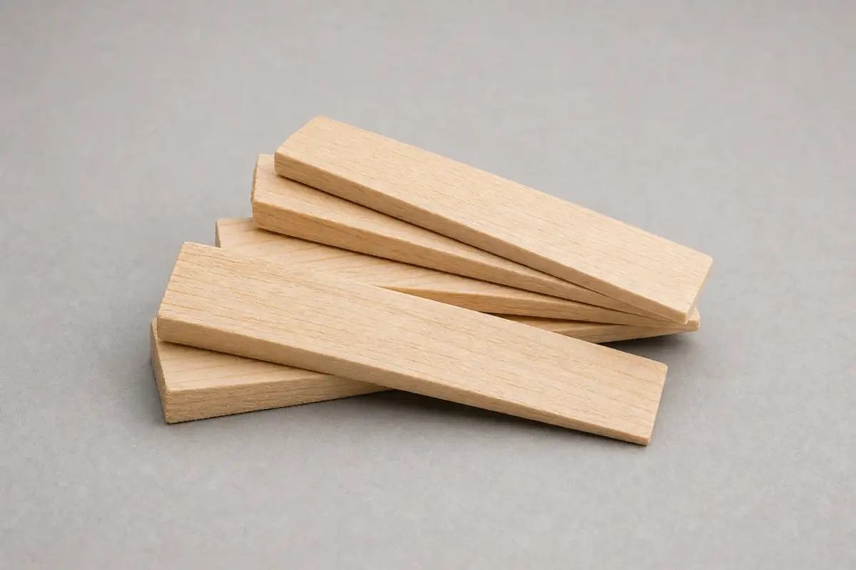 Wood shims for minor accessible bathtub support checks