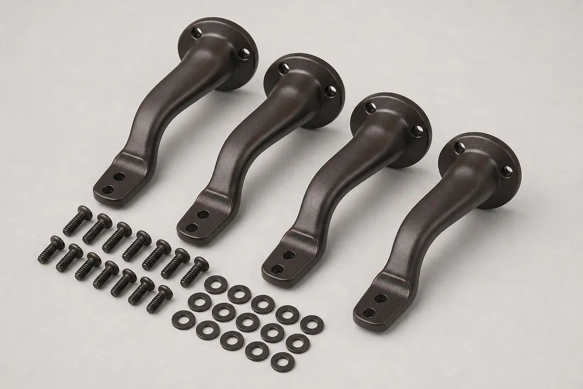 Ceiling fan blade arm replacement set with screws for wobble diagnosis