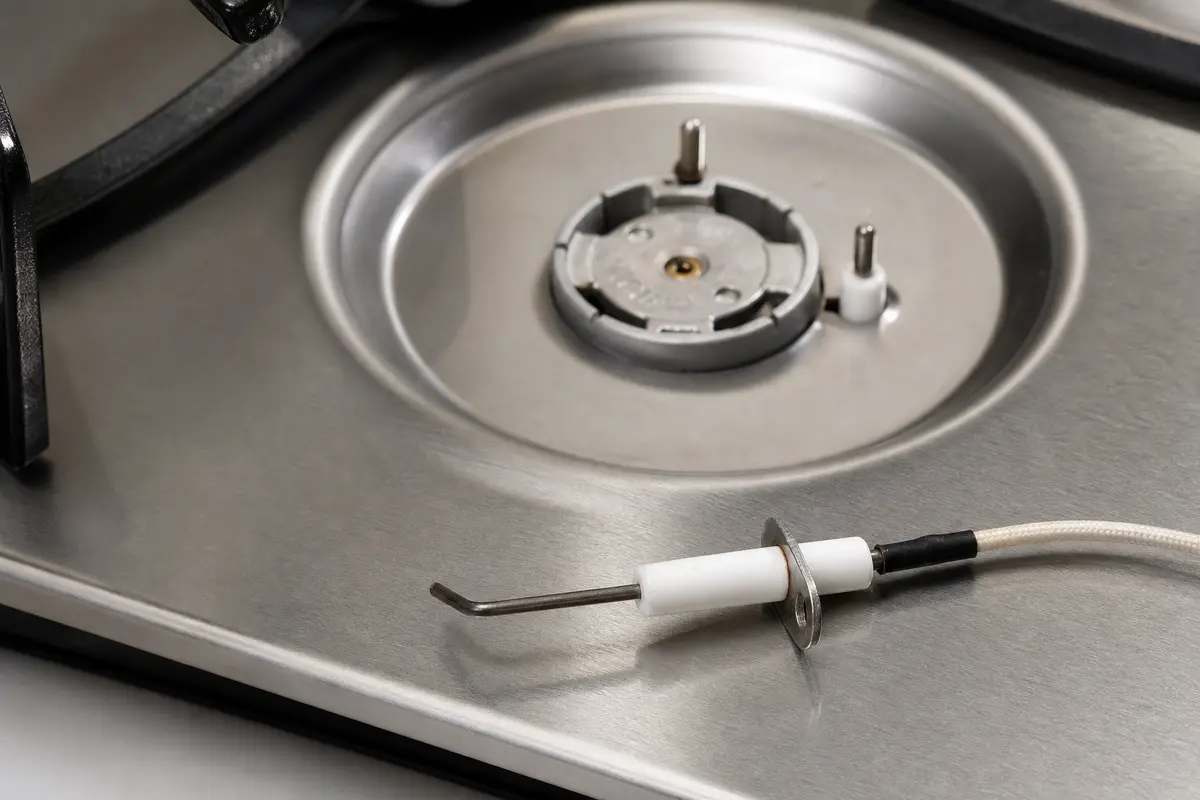 Cooktop spark igniter for cooktop burner keeps clicking