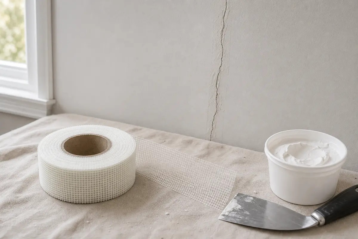 Drywall joint tape for a confirmed dry cracked seam repair