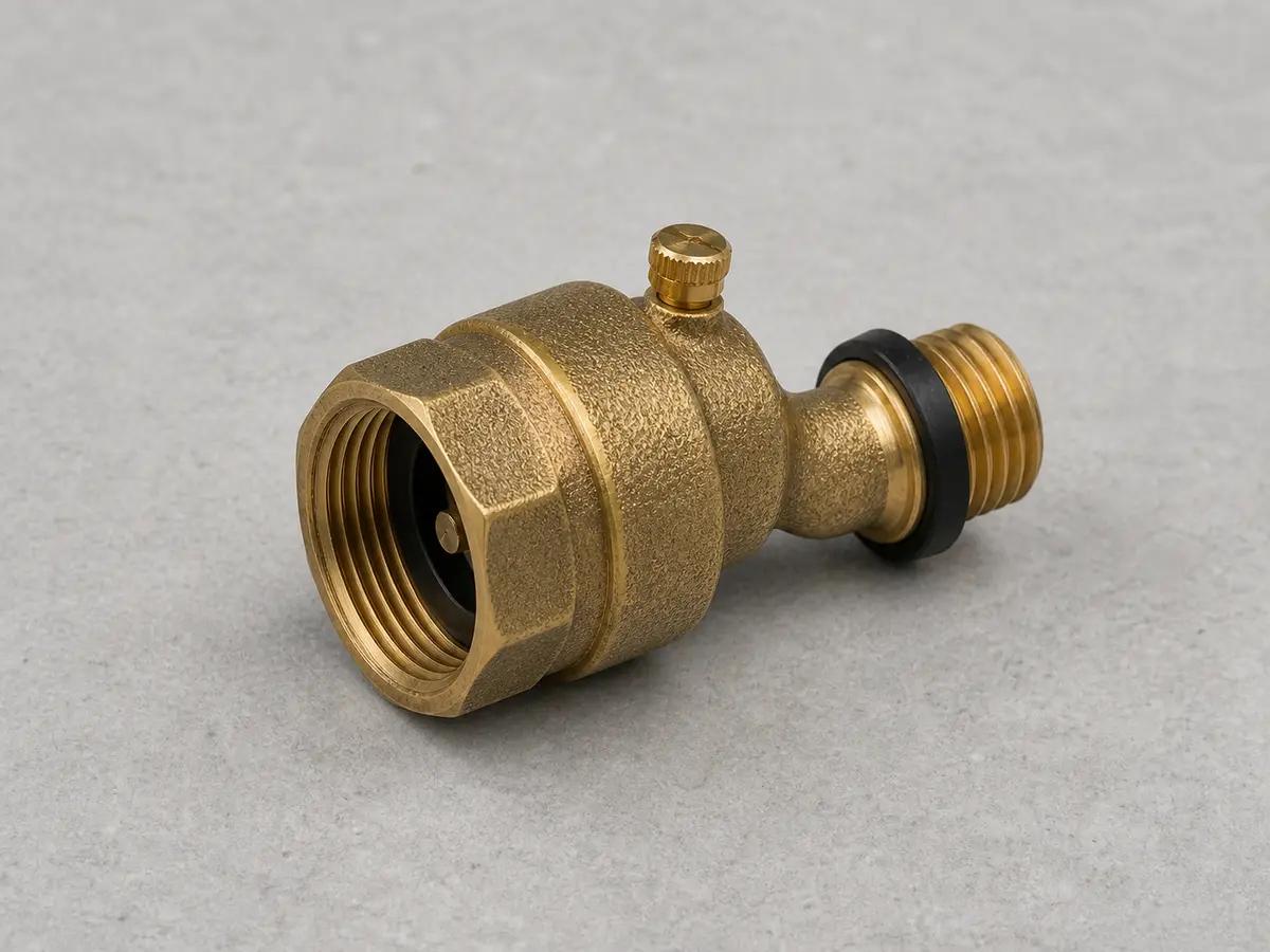 Replacement brass hose bib vacuum breaker part