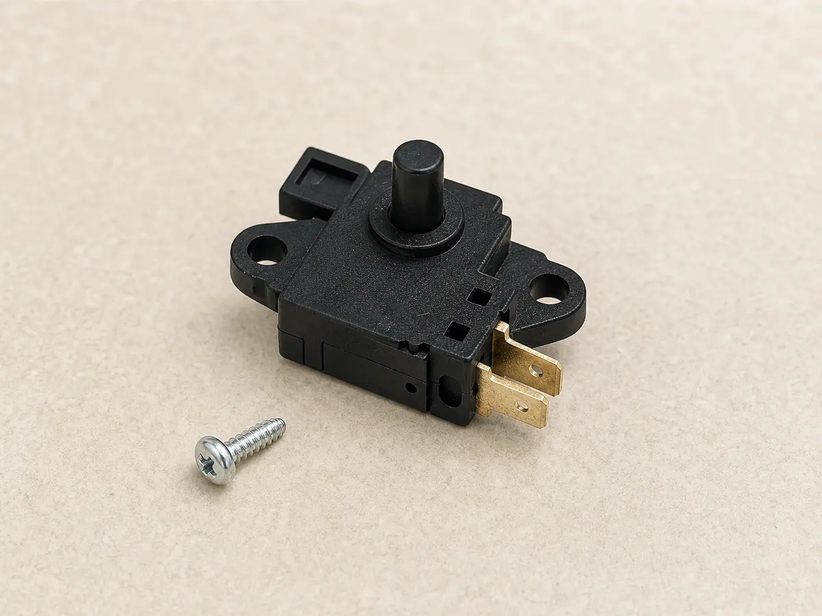 Dryer door switch replacement for a start-stop door diagnosis