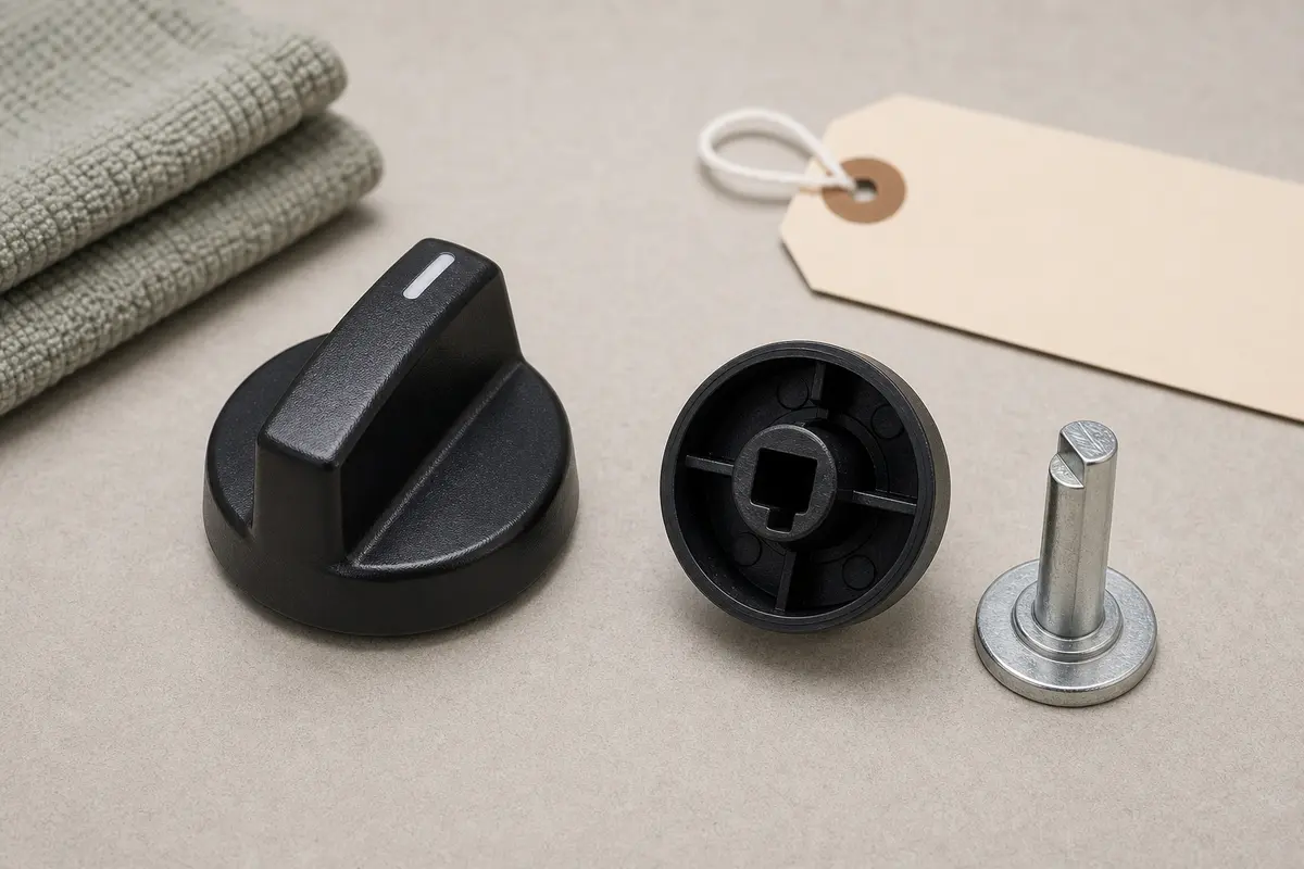 Replacement range control knob for an electric burner setting mismatch