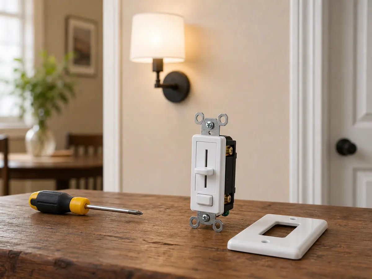 LED-compatible dimmer switch for light switch not working