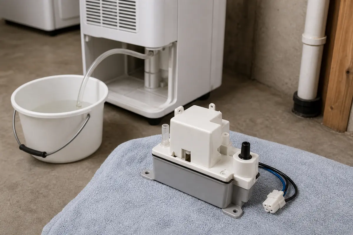Midea dehumidifier pump assembly
