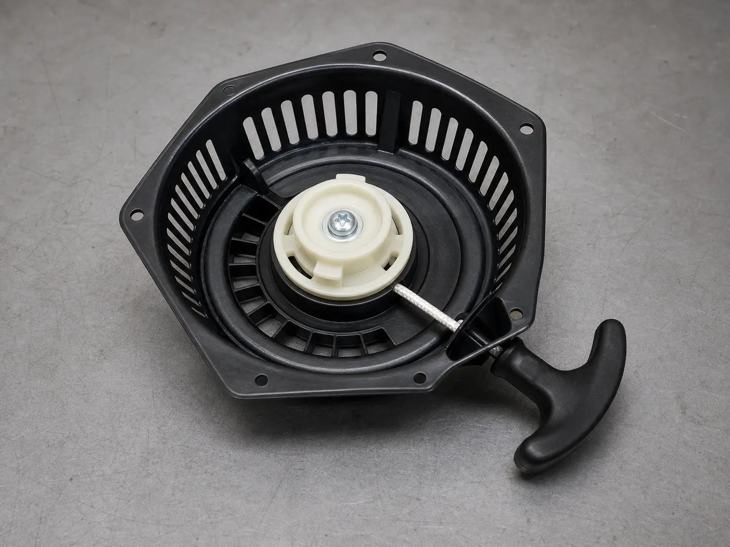 Pressure washer recoil starter assembly for pressure washer pull cord stuck