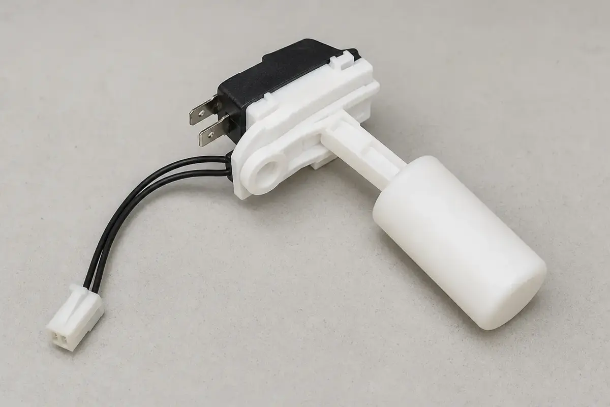 Dehumidifier water level switch and float switch part for drain troubleshooting