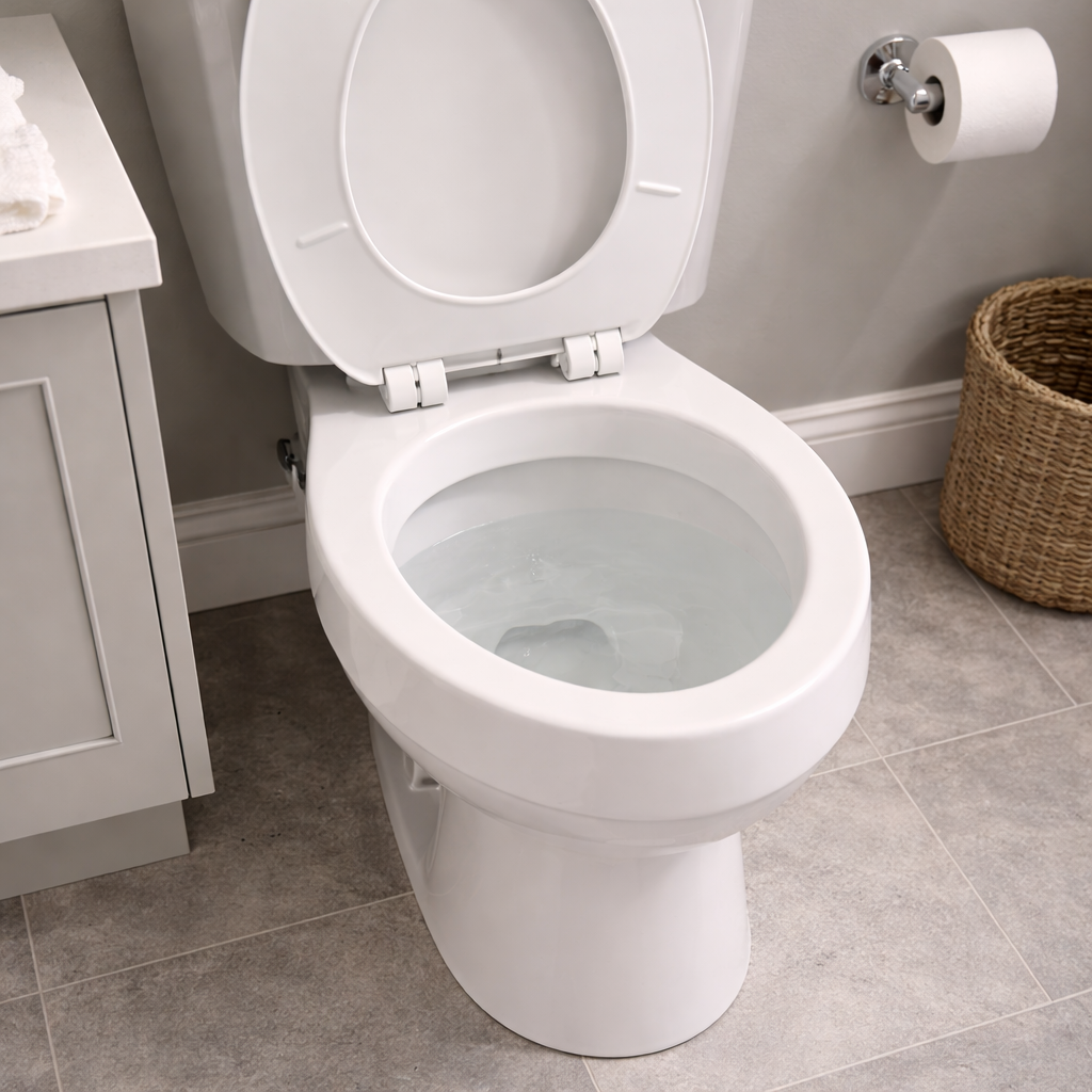 Toilet associated with not flushing