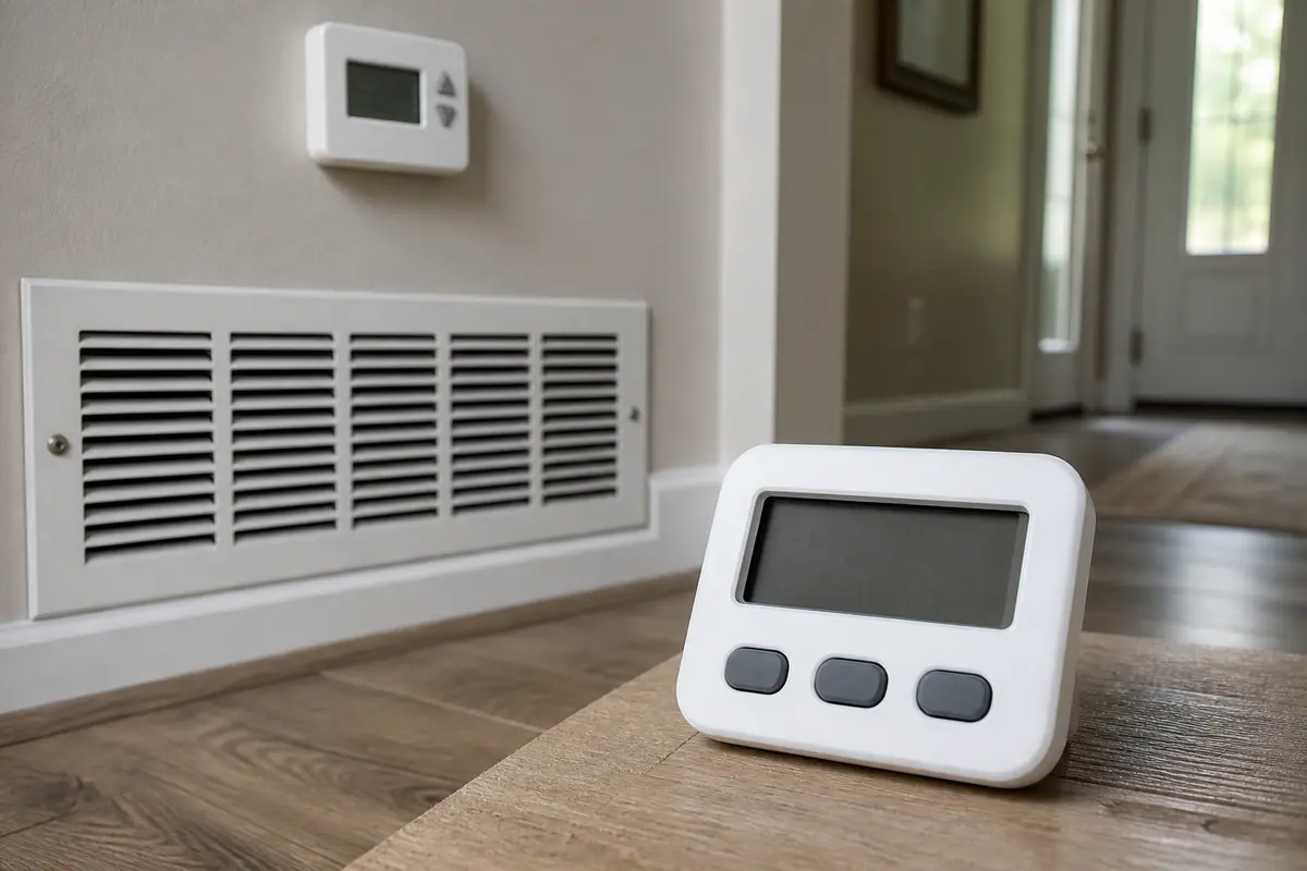 Digital timer for air handler blower off-delay checks