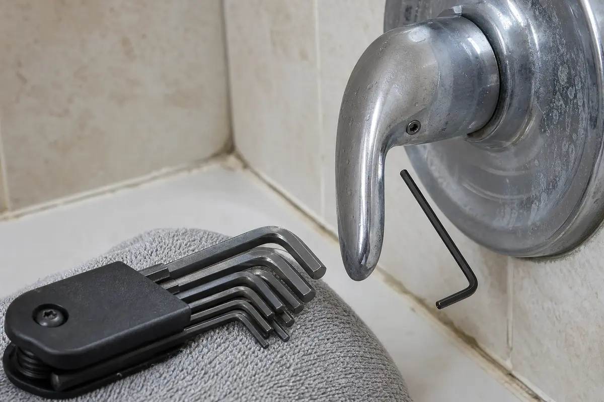 Allen key set for bathtub handle set screw