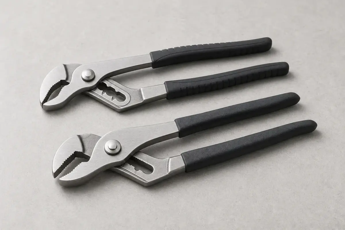Adjustable pliers for light bathtub trim support