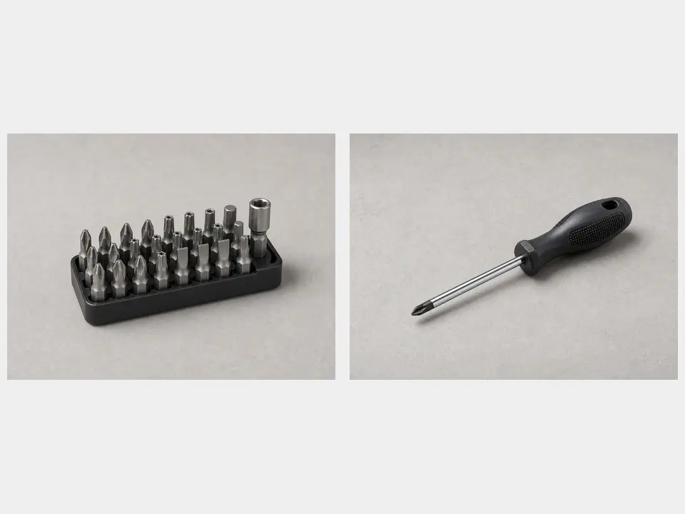 Screwdriver or bit set tool