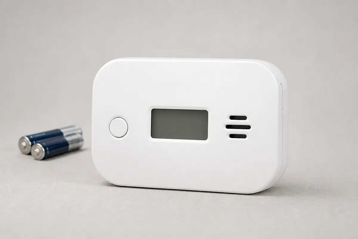 Carbon monoxide alarm for boiler combustion safety