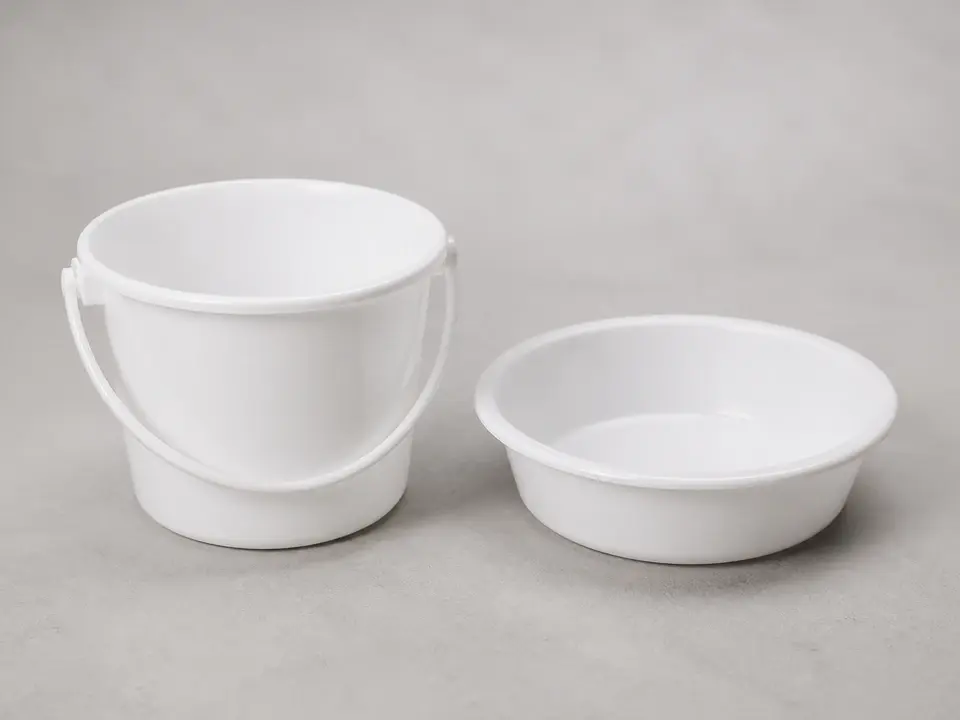 Shallow bucket or bowl tool