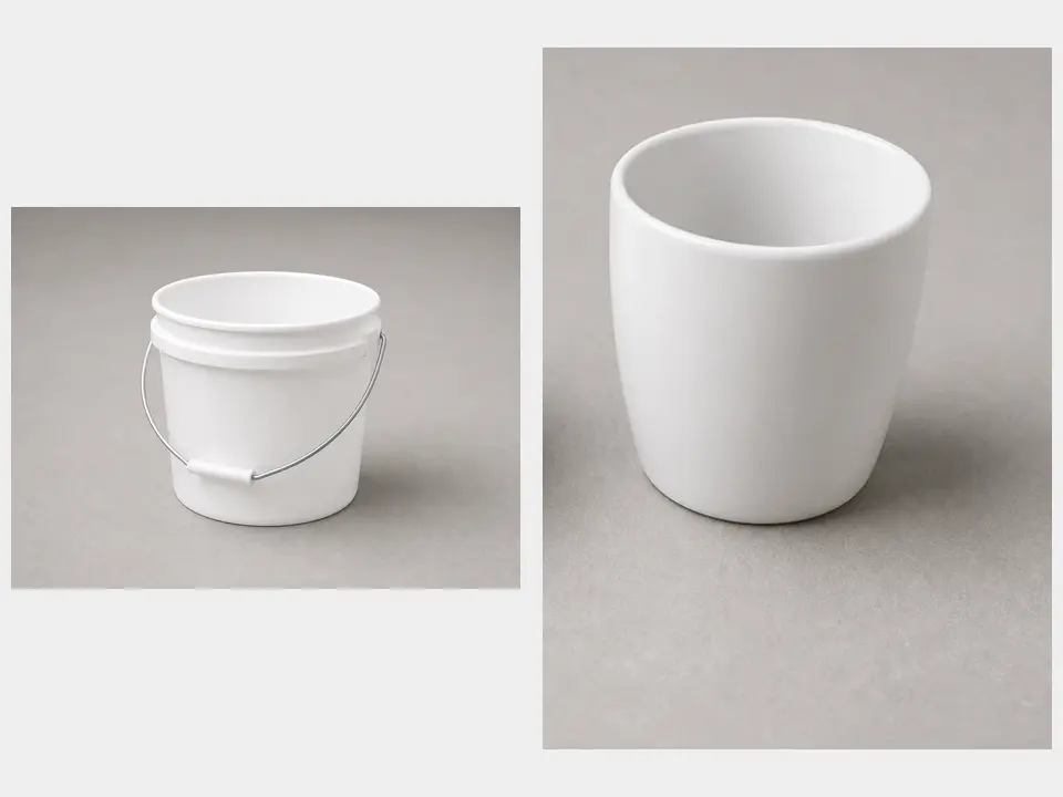 Bucket or large cup tool