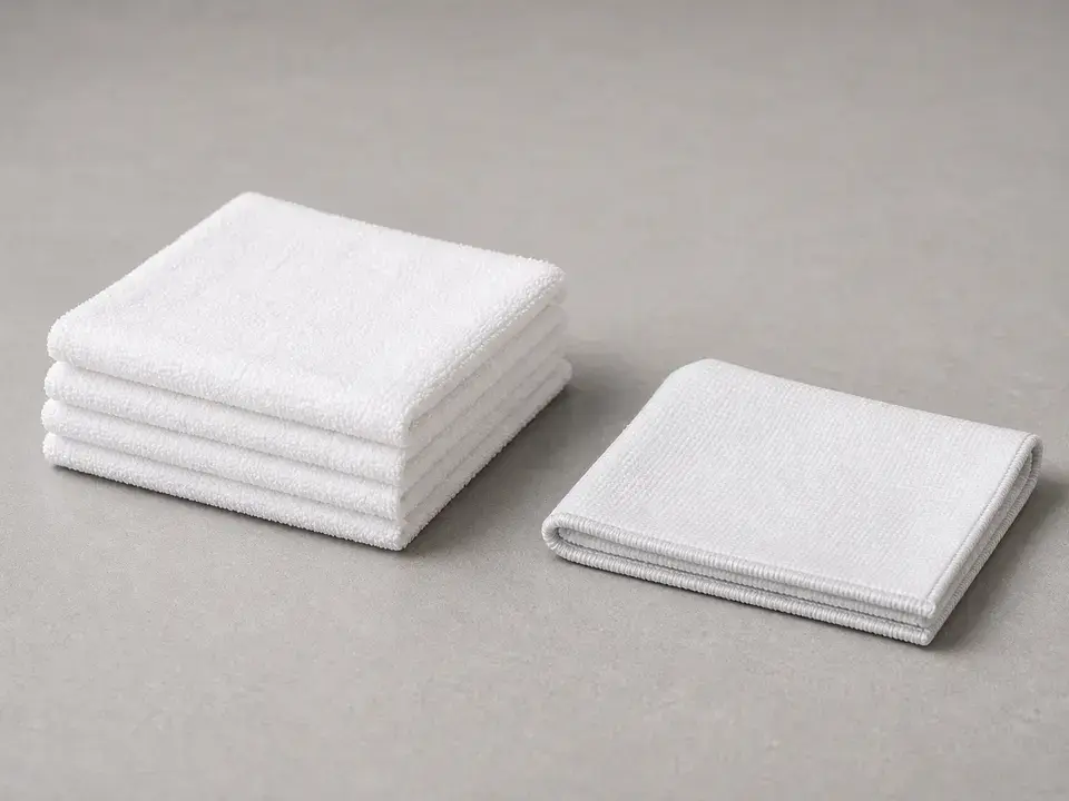 Clean cloths or microfiber towels tool