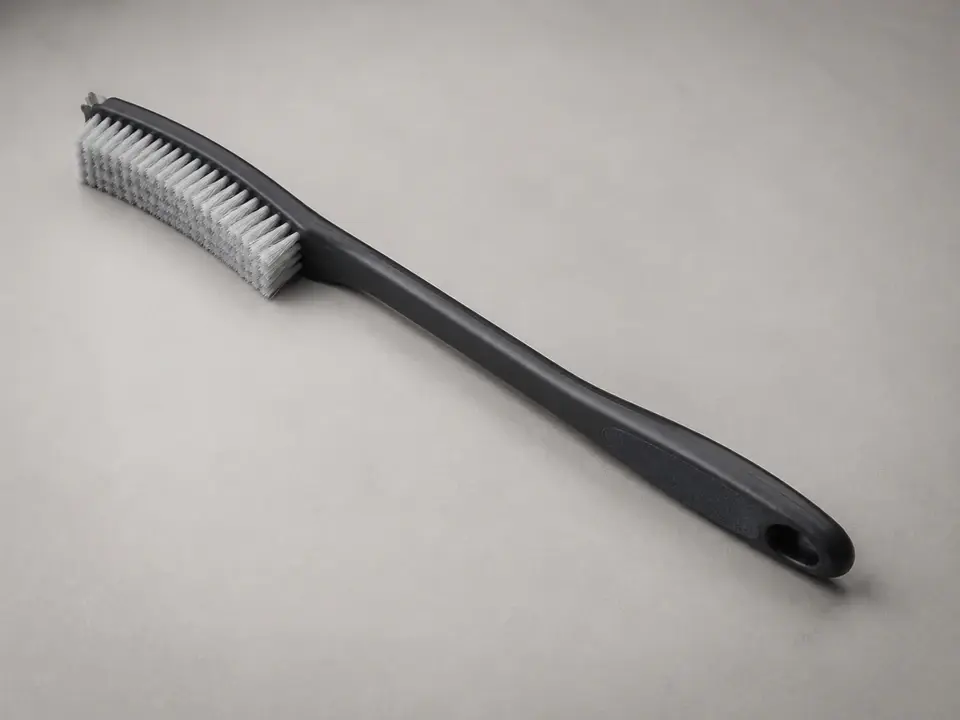 Condenser coil cleaning brush tool