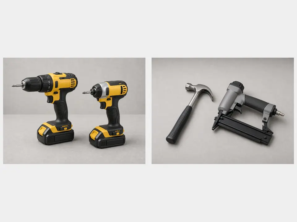 Drill or trim nailer tool