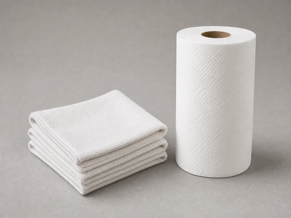 Dry cloth or paper towels tool