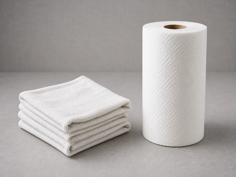 Dry rags or paper towels tool
