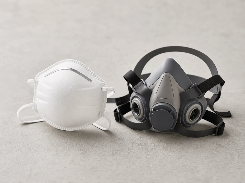 Dust mask or respirator tool