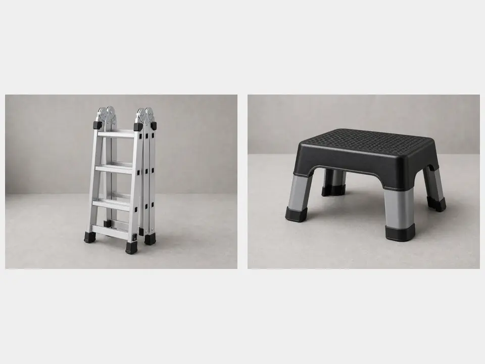 Extension ladder or step ladder tool