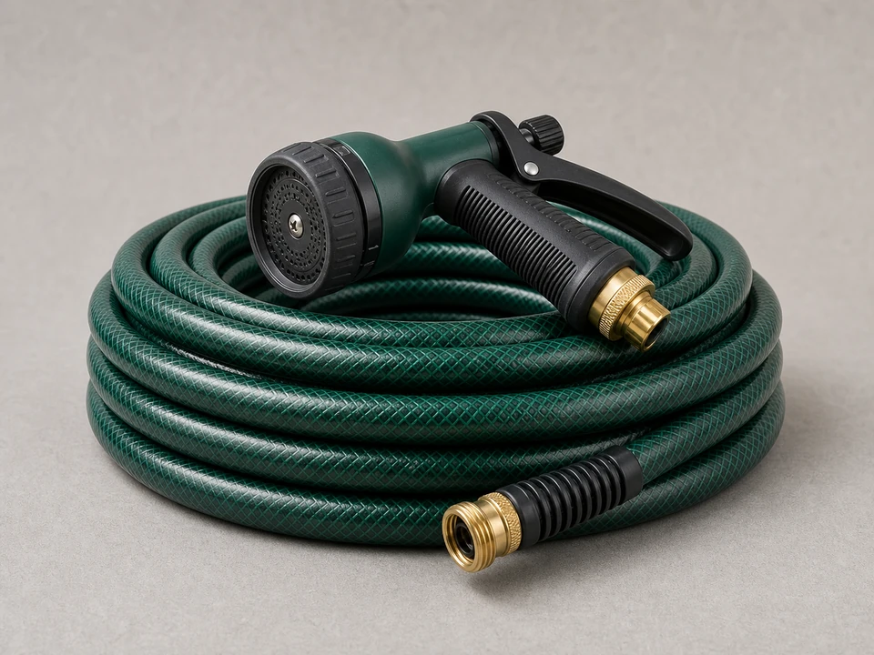 Garden hose with gentle spray tool