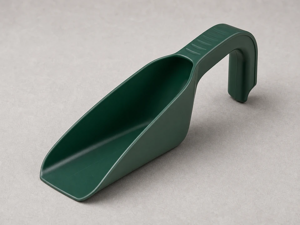 Gutter scoop or small plastic scoop tool