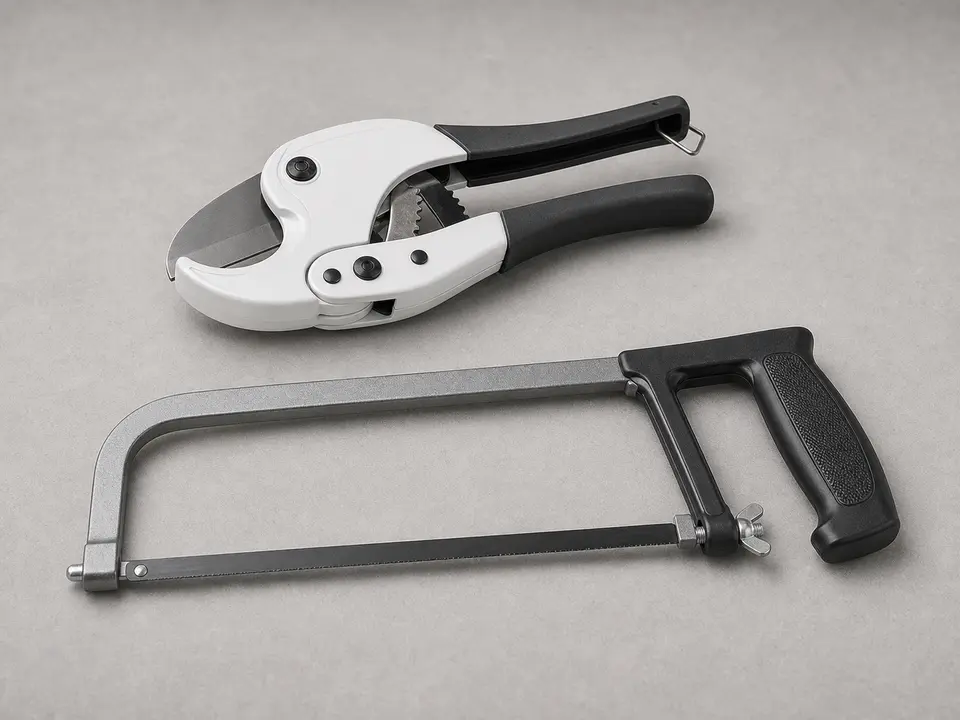 PVC cutter or hacksaw tool