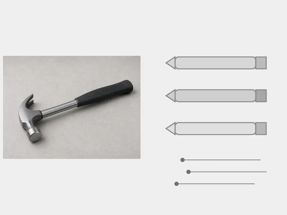 Hammer and nail set tool