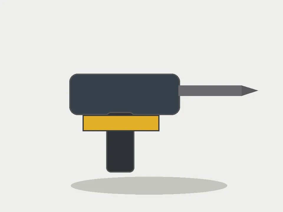 Hammer drill with masonry bit tool