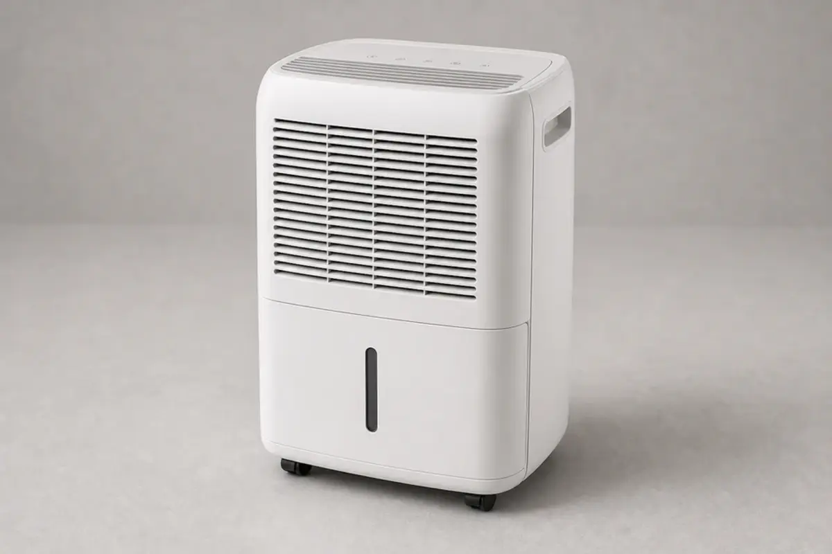 Portable dehumidifier for house smell worse after rain moisture control