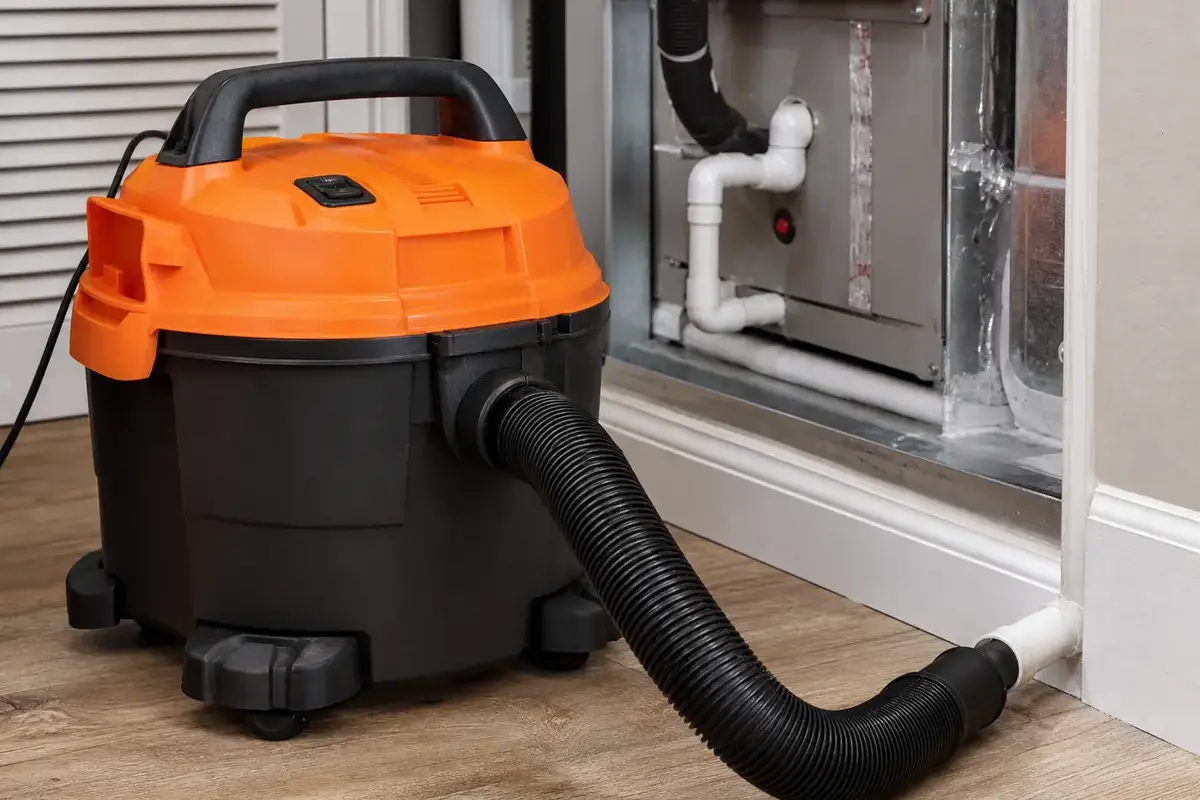 Wet-dry vacuum for house smells musty hvac condensate checks