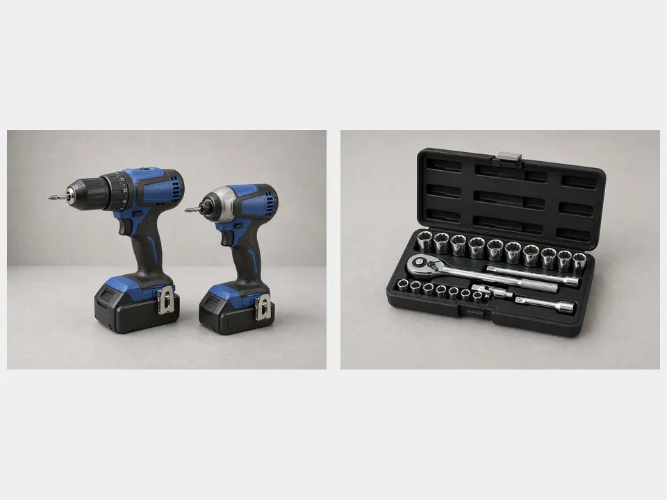 Impact driver or socket set tool