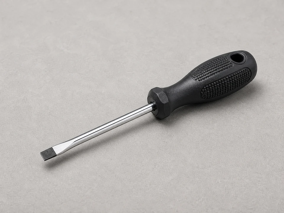 Large flat screwdriver tool