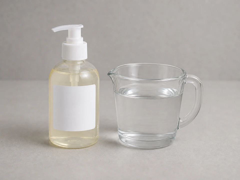 Mild soap and water tool
