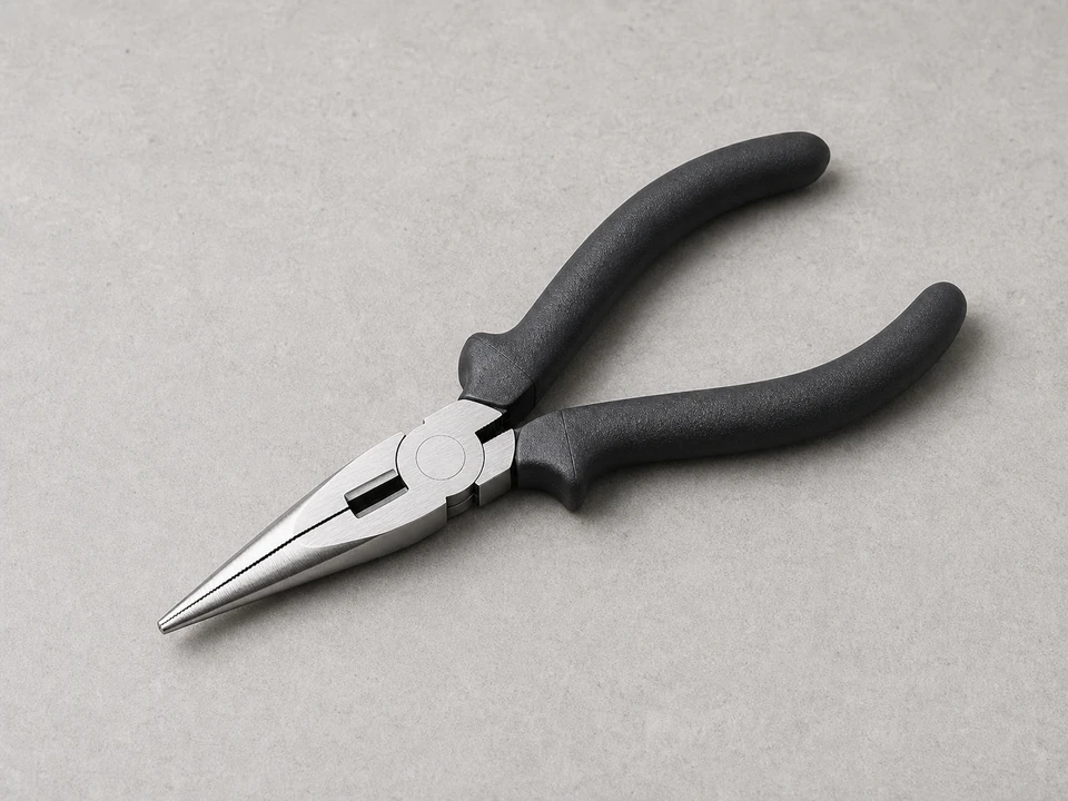 Needle-nose pliers for pulling old hose bib stem packing