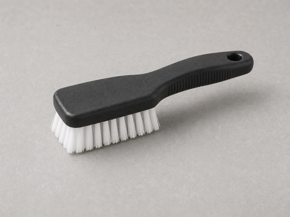 Soft brush or nylon scrub brush tool