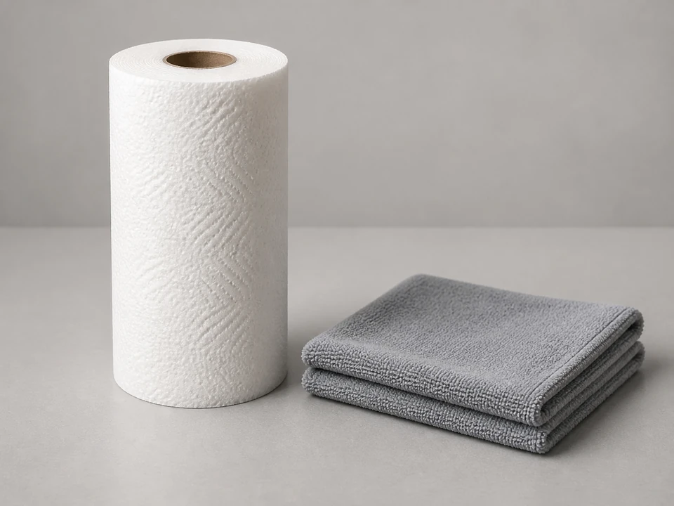 Soft cloths or paper towels tool