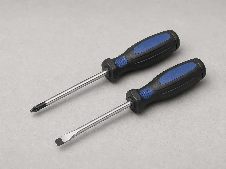 Phillips and flathead screwdriver tool